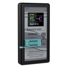 Load image into Gallery viewer, Transistor Tester, DROK Mosfet Transistor Capacitor Tester, Mega328 NPN PNP Transistor Diode Resistor Inductor Capacitance MOS SCR ESR Meter Automatic Checker Detector