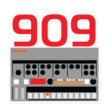 Load image into Gallery viewer, TR-909 Bubble-free stickers