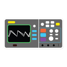 Load image into Gallery viewer, Oscilloscope Bubble-free stickers