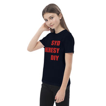 Load image into Gallery viewer, Syd Heresy DIY Organic cotton kids t-shirt