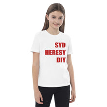 Load image into Gallery viewer, Syd Heresy DIY Organic cotton kids t-shirt