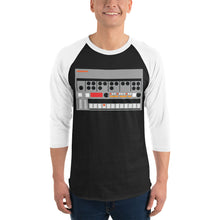 Load image into Gallery viewer, TR-909 3/4 sleeve raglan shirt