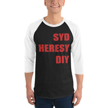 Load image into Gallery viewer, Syd Heresy DIY 3/4 sleeve raglan shirt