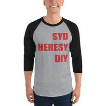 Load image into Gallery viewer, Syd Heresy DIY 3/4 sleeve raglan shirt