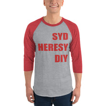 Load image into Gallery viewer, Syd Heresy DIY 3/4 sleeve raglan shirt