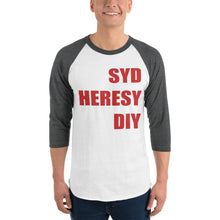 Load image into Gallery viewer, Syd Heresy DIY 3/4 sleeve raglan shirt