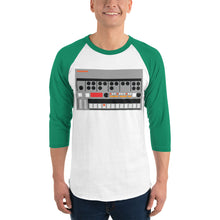 Load image into Gallery viewer, TR-909 3/4 sleeve raglan shirt