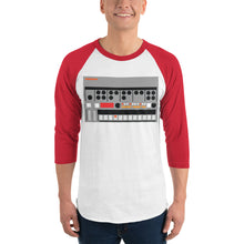 Load image into Gallery viewer, TR-909 3/4 sleeve raglan shirt
