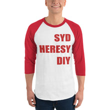 Load image into Gallery viewer, Syd Heresy DIY 3/4 sleeve raglan shirt