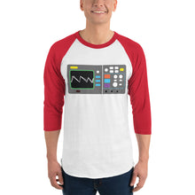 Load image into Gallery viewer, Oscilloscope 3/4 sleeve raglan shirt