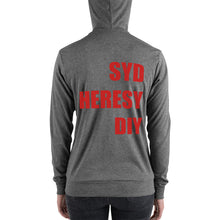 Load image into Gallery viewer, Syd Heresy DIY Unisex zip hoodie