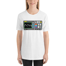 Load image into Gallery viewer, Oscilloscope Short-Sleeve Unisex Cotton T-Shirt