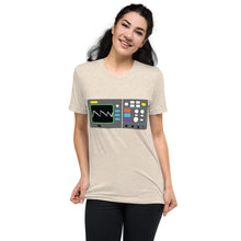 Load image into Gallery viewer, Oscilloscope Short sleeve tri-blend t-shirt