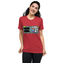 Load image into Gallery viewer, Oscilloscope Short sleeve tri-blend t-shirt