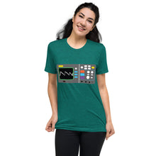 Load image into Gallery viewer, Oscilloscope Short sleeve tri-blend t-shirt