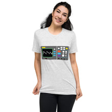 Load image into Gallery viewer, Oscilloscope Short sleeve tri-blend t-shirt