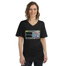 Load image into Gallery viewer, Oscilloscope Unisex Short Sleeve V-Neck T-Shirt