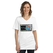 Load image into Gallery viewer, Oscilloscope Unisex Short Sleeve V-Neck T-Shirt