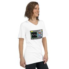 Load image into Gallery viewer, Oscilloscope Unisex Short Sleeve V-Neck T-Shirt