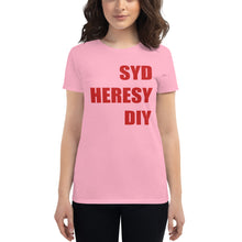 Load image into Gallery viewer, Syd Heresy DIY Women's short sleeve t-shirt