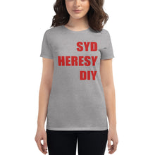 Load image into Gallery viewer, Syd Heresy DIY Women's short sleeve t-shirt