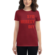 Load image into Gallery viewer, Syd Heresy DIY Women's short sleeve t-shirt