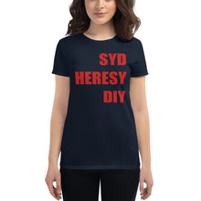 Load image into Gallery viewer, Syd Heresy DIY Women's short sleeve t-shirt