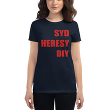 Load image into Gallery viewer, Syd Heresy DIY Women's short sleeve t-shirt