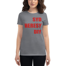 Load image into Gallery viewer, Syd Heresy DIY Women's short sleeve t-shirt