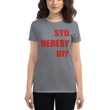 Load image into Gallery viewer, Syd Heresy DIY Women's short sleeve t-shirt