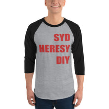 Load image into Gallery viewer, Syd Heresy DIY 3/4 sleeve raglan shirt
