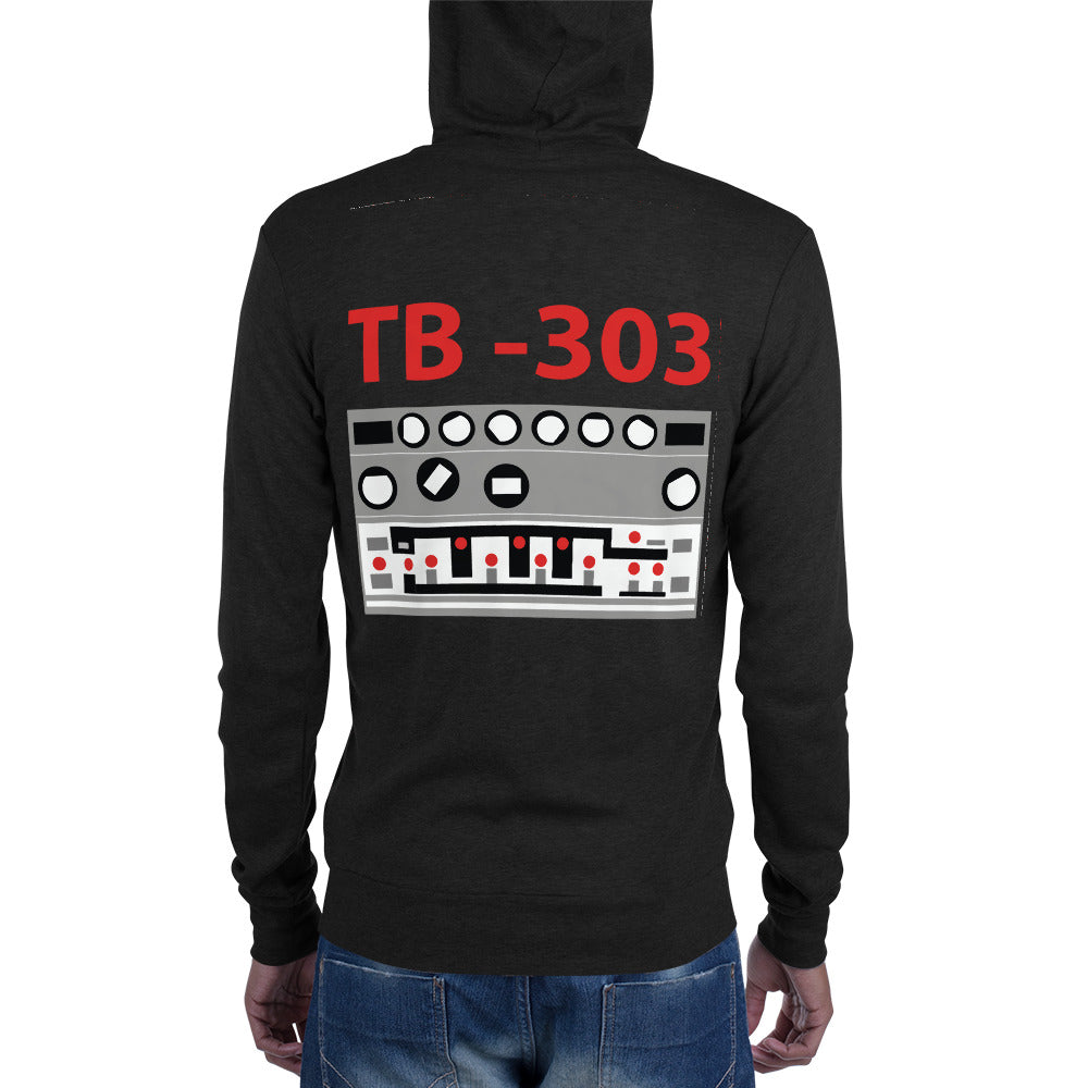 TB-303 Unisex zip hoodie