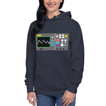 Load image into Gallery viewer, Oscilloscope Unisex Hoodie
