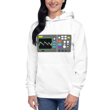 Load image into Gallery viewer, Oscilloscope Unisex Hoodie
