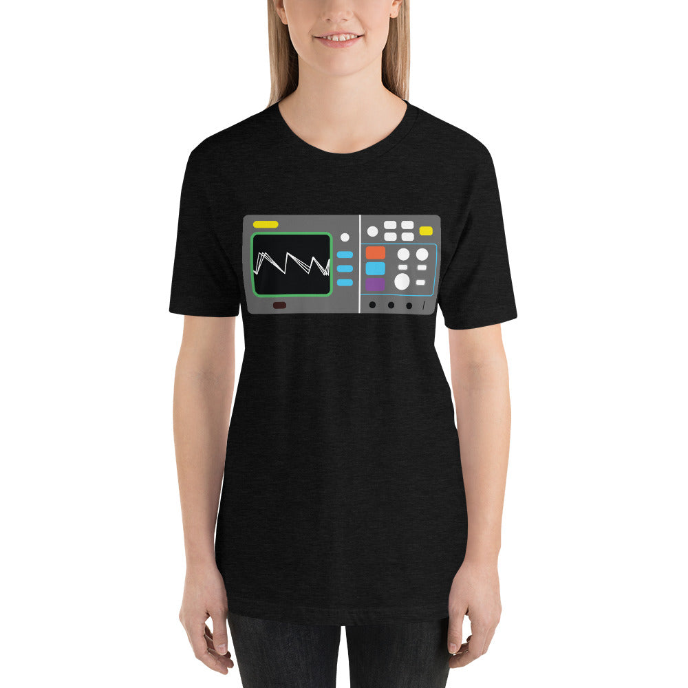 Oscilloscope Short-Sleeve Unisex Cotton T-Shirt – Syd Heresy DIY