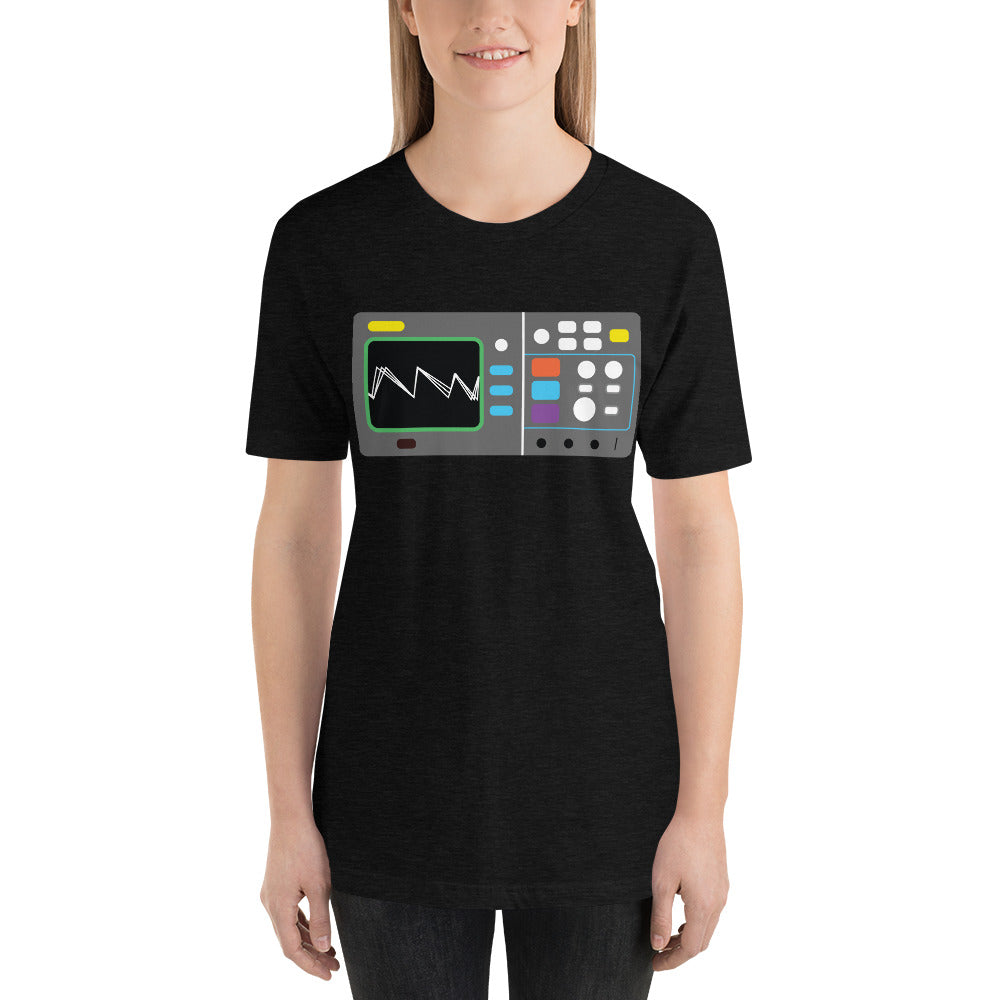 Oscilloscope Short-Sleeve Unisex Cotton T-Shirt