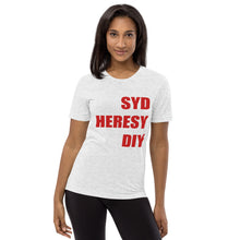 Load image into Gallery viewer, Syd Heresy DIY Short sleeve tri-blend t-shirt
