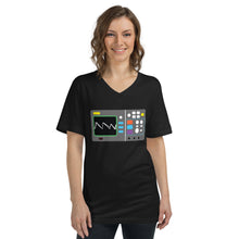 Load image into Gallery viewer, Oscilloscope Unisex Short Sleeve V-Neck T-Shirt
