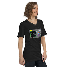 Load image into Gallery viewer, Oscilloscope Unisex Short Sleeve V-Neck T-Shirt
