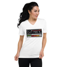 Load image into Gallery viewer, TR-808 Unisex Short Sleeve V-Neck T-Shirt
