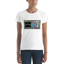 Load image into Gallery viewer, Oscilloscope Women&#39;s short sleeve t-shirt
